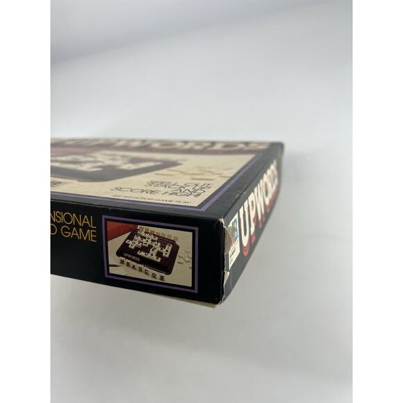 Milton Bradley Upwords A 3-Dimensional Word Game 1983 Vintage In Box Directions - Picture 10 of 11
